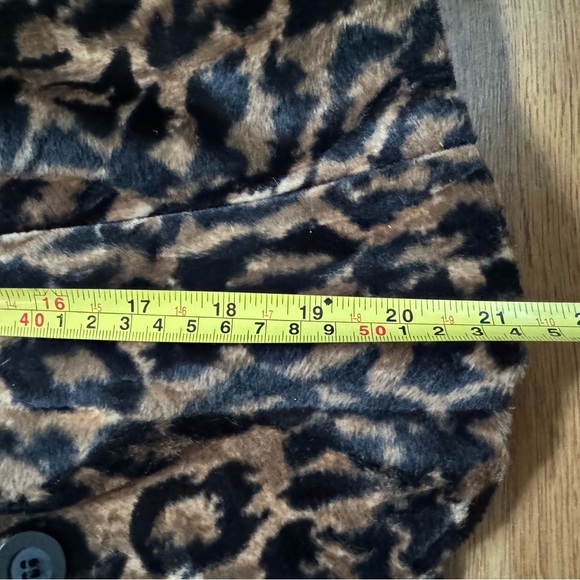 Stunning Vintage Leopard Print Furry Feel Blazer - Picture 9 of 9